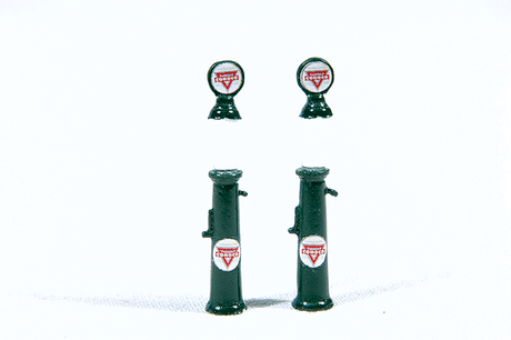 Custom Gravity-Feed Gas Pump -- Conoco pkg(2)