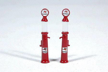 Custom Gravity-Feed Gas Pump -- Mobil pkg(2)