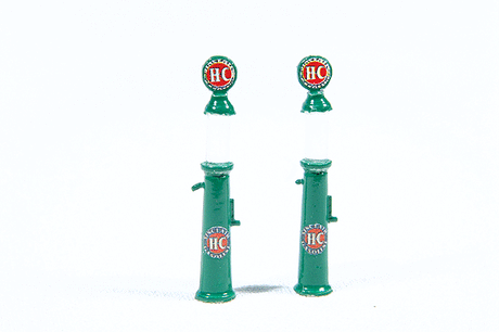 Custom Gravity-Feed Gas Pump -- Sinclair pkg(2)