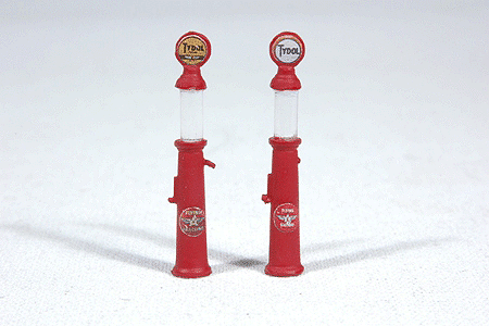 Custom Gravity-Feed Gas Pump -- Flying A pkg(2)