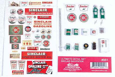 Decorated Ultimate Detail Set -- Sinclair Gas Station