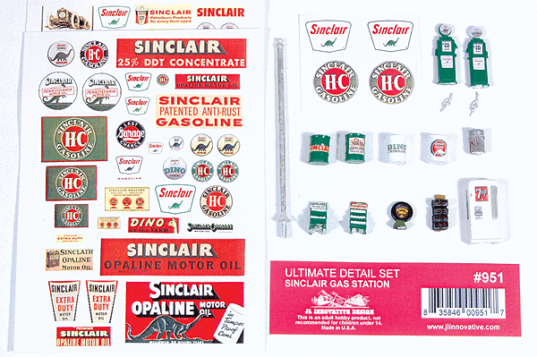 Decorated Ultimate Detail Set -- Sinclair Gas Station