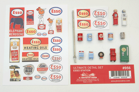 Decorated Ultimate Detail Set -- Esso Gas Station