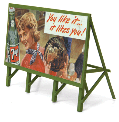 1940s Nehi Custom Billboard - Assembled-1