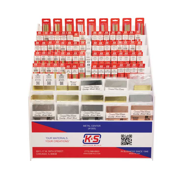 Metal Center Dealer Display Rack