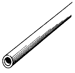 Streamline Aluminum Tube - 36"  91.4cm Long -- 3/32"  .24cm Diameter