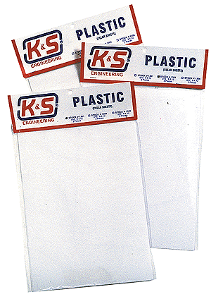 Clear Butyrate Plastic Sheet -- 9 x 12 x .010" pkg(3)
