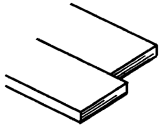 .016" Brass Strips (12" Long) -- 1/4"