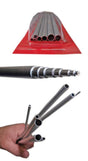 Telescopic Tubing Pack - 12" Long x .014" -- Aluminum 1/16 to 9/32" O.D., 8 Pieces