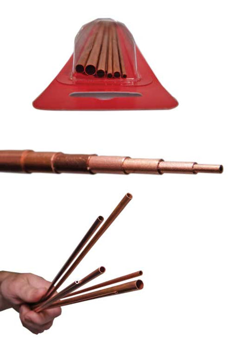 Telescopic Tubing Pack - 12" Long x .014" -- Copper 1/16 to 1/4" O.D., 7 Pieces