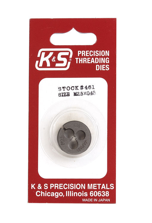 Metric Threading Die -- 2.5mm