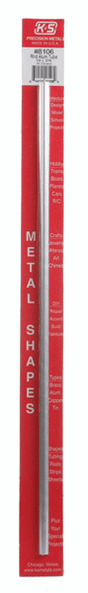 Aluminum Tube - 12"  30cm Long -- 1/4"  6.35mm OD