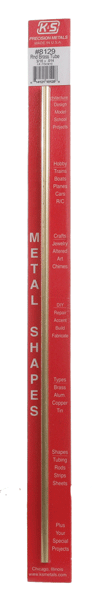Brass Tube - 12"  30cm Long -- 3/16"  4.76mm Outside Diameter