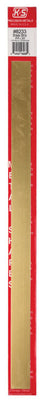 Brass Strip -- 12 x 3/4"  300 x 19.05mm, .016"  .41mm Thick