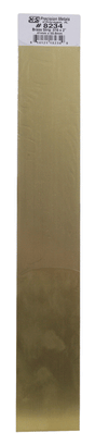 Brass Strip -- 12 x 2"  300 x 50.8mm, .016"  .41mm Thick