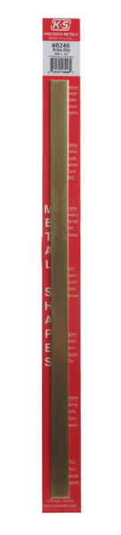 Brass Strip -- 12 x 1/2"  300 x 12.7mm, .064  1.63mm Thick