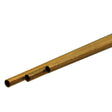 Round Brass Tube -- .14"  3.5mm OD 0.225mm Wall x 300mm Long pkg(3)