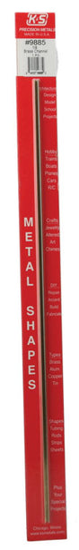 Brass Channel 1/8" 300mm