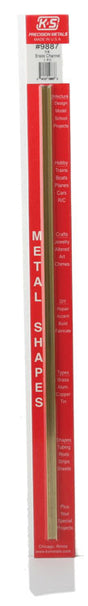 Brass Channel 1/4" 300mm