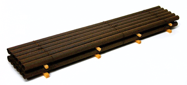 Freight Car Load -- Long Pipe Load, 2-Stack