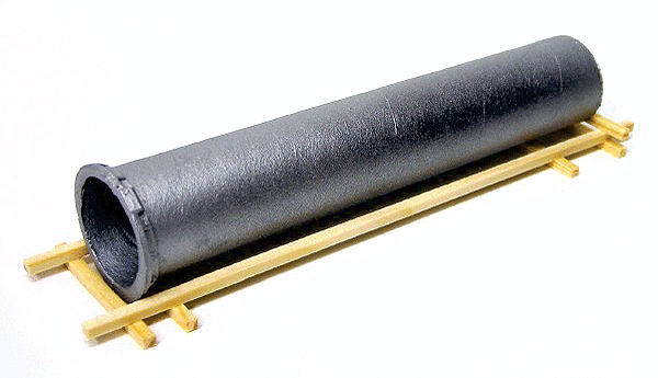 Freight Car Load -- Short Chimney Pipe Load (silver)
