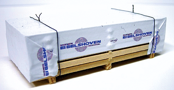 Freight Car Load -- Plastic Wrapped Lumber Load