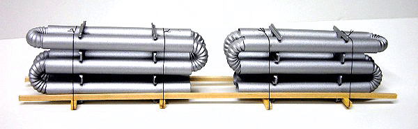 Freight Car Load -- Short Elbow Pipe Assembly Load (silver)