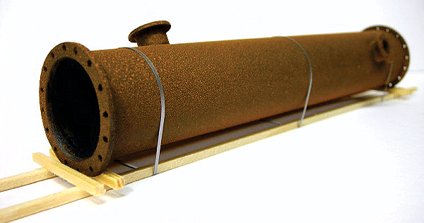 Large Rusty Pipe w/Junctions Freight Car Load