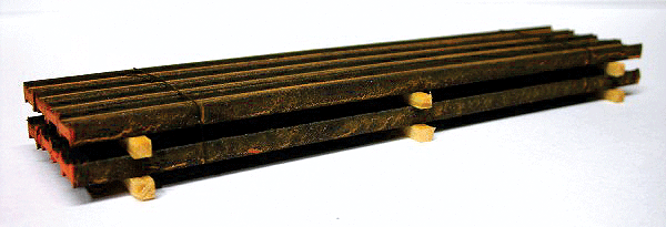 Freight Car Load -- Short Steel I-Beam Load