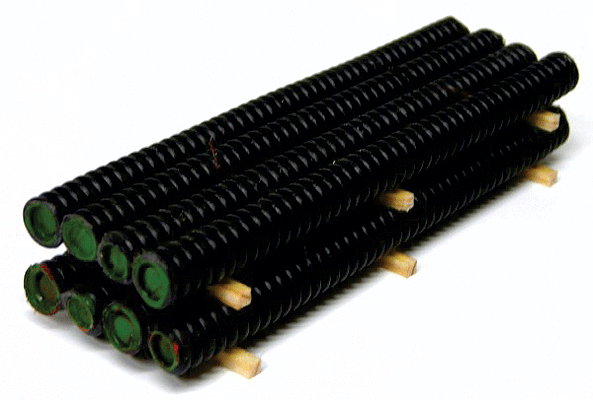 Freight Car Load -- Small Corrugated Plastic Pipe Load