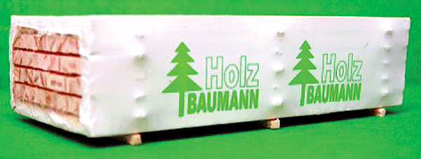 Freight Car Load -- Wrapped Lumber Holz Baumann
