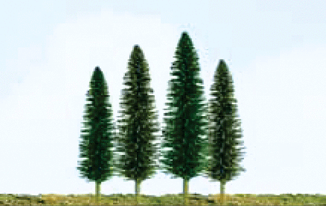 Cedar Trees -- 4 to 6"  10.2 to 15.2cm pkg(24)