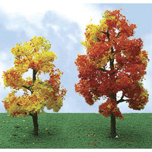 Sycamore Autumn Trees - Pro Elite -- 2-1/4 - 2-1/2"  5.7- - 6.3cm pkg(4)