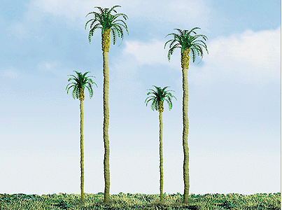 Professional Series Palm Trees -- 6"  15.2cm Tall pkg(2)