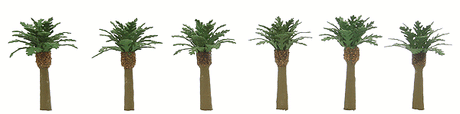 Professional Series Phoenix Palm Trees -- 1-1/2"  3.8cm Tall pkg(6)