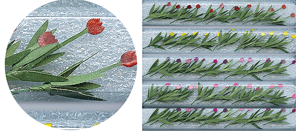 Tulips -- 1"  5cm (Assorted Colors) pkg(48)