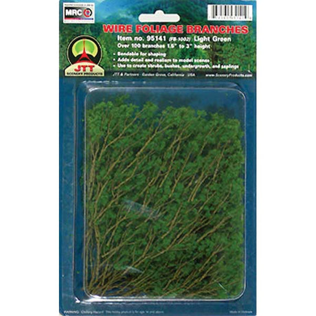 Foliage Branches - 1-1/2 to 3"  3.8 to 7.6cm pkg(60) -- Light Green-2