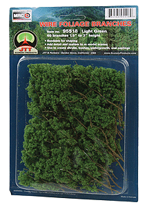 Foliage Branches - 1-1/2 to 3"  3.8 to 7.6cm pkg(60) -- Light Green-1