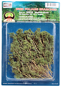 Foliage Branches - 1-1/2 to 3"  3.8 to 7.6cm pkg(60) -- Medium Green-1