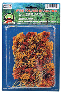 Foliage Branches - 1-1/2 to 3"  3.8 to 7.6cm pkg(60) -- Mixed Fall