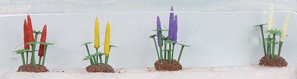 Lupines -- 1"  2.5cm Tall pkg(8)