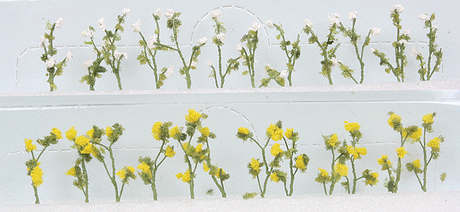 Daisies -- 7/8"  2.2cm Tall pkg(24)