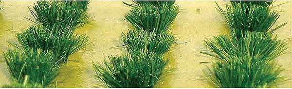 Detachable Bushes pkg(30) -- Grass Bunches 3/8"  1cm Tall