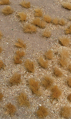 Grassland Mat (Earth Base w/Grassy Tufts) - 5 x 7"  12.7 x 17.8cm Sheet -- Golden