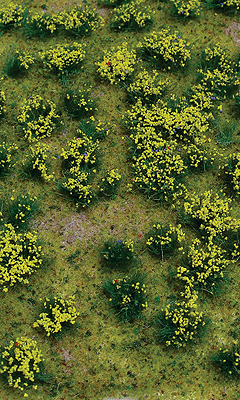 Flowering Meadow Mat - 5 x 7"  12.7 x 17.8cm Sheet -- Yellow