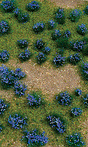 Flowering Meadow Mat - 5 x 7"  12.7 x 17.8cm Sheet -- Purple