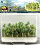 Woods Edge Trees pkg(20) -- Pastel Green - 2 to 2-1/2"  5.1 to 6.4cm-2
