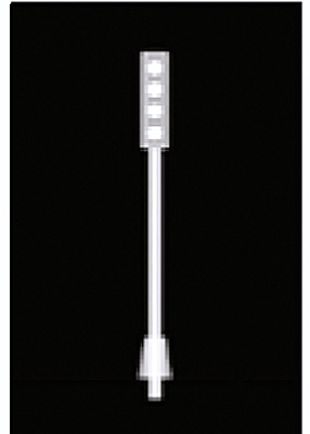 Light Pole -- Style #1 (white) pkg(8)