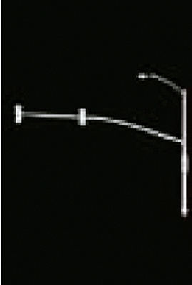 Light Pole - Nonoperating -- Style #2 (white) pkg(2)