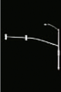 Light Pole - Nonoperating -- Style #2 (white) pkg(2)
